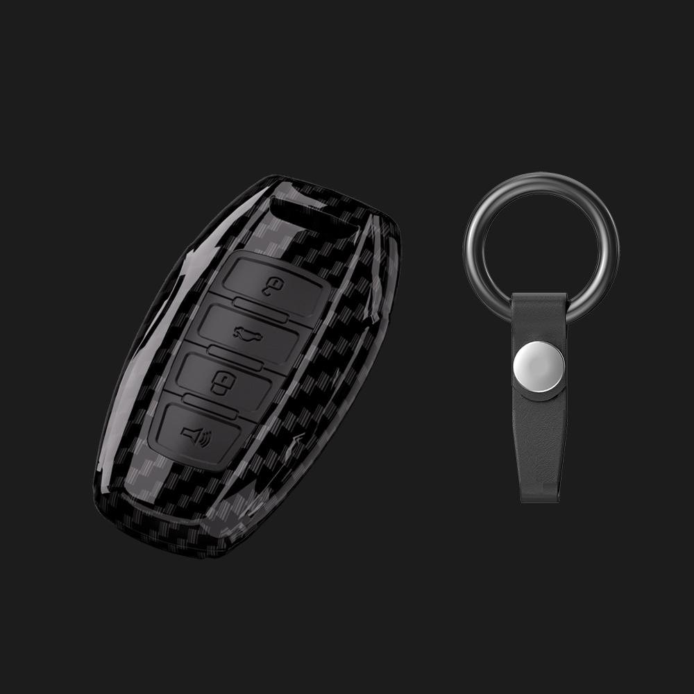 Чехол для автомобильного ключа из углеродного ABS-пластика для Great Wall Haval Jolion 2022 H6 H7 H4 H9 F5 F7 F7X F7H H2S GMW Dargo Shell Fob Accessories