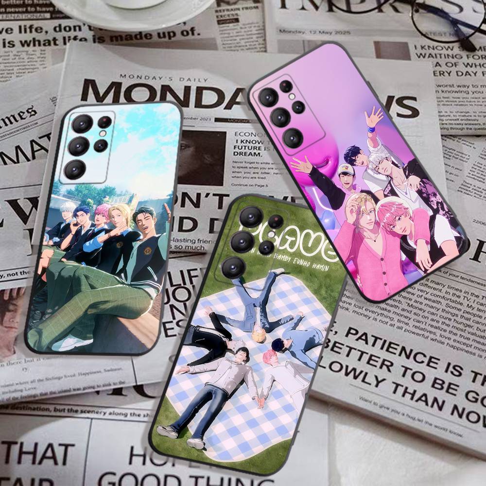 Kpop P-PLAVE Phone Case For Samsung S 24 fe 25 Ultra plus 20 lite 21 30 22 23 24 22 Ultra 5G Fundas