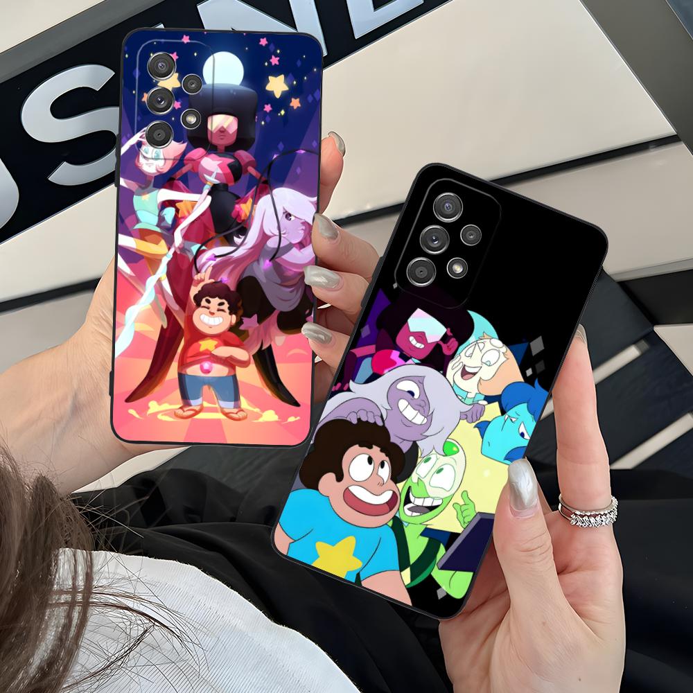 Чехол для мобильного телефона Steven Universe для Samsung Galaxy M55 54 42 35 34 33 32 23 22 15 14 13 12 F55 5G Цветной Защитный Чехол для Телефона