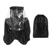 Children Bicycle Raincoat Bicycle Rainproof Cover Rain Protection Bike Back Seats Rain CoatBlack