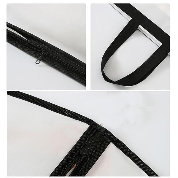 1Pc Extra Large Hanging Suit Dress Coat Travel Bag Clothes Cover Storage Zip Home Zip Up Hanging Suit Dress Coat Bag Clothes Cover Storage