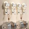 Wall Mount Hook Shower Hooks Home Decoration Clothes Hook Removable Suction Cup Hook  Household