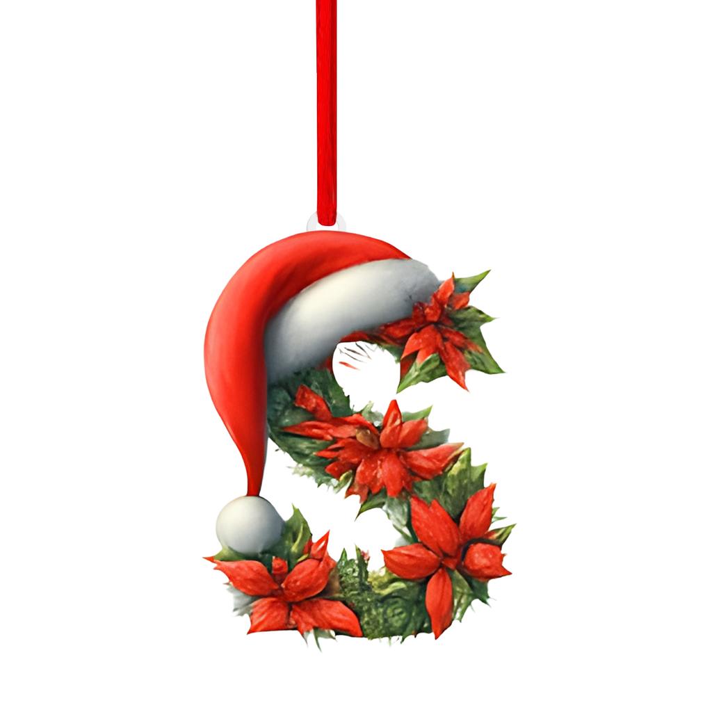 26 Letter,Christmas,Ornaments,Acrylic,1