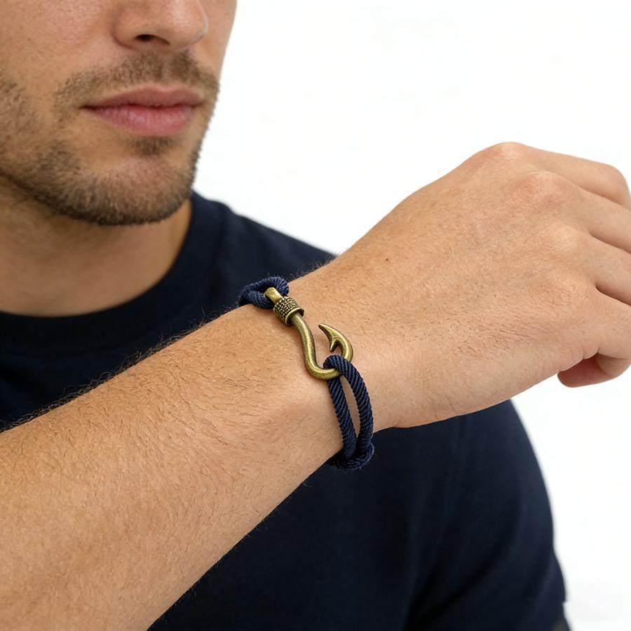 Noter 10 Colors Minimalist Elegance Fishhook Bracelet Men Selected A Grade 3mm Milan String Unfading No Deforming Leisure Joias