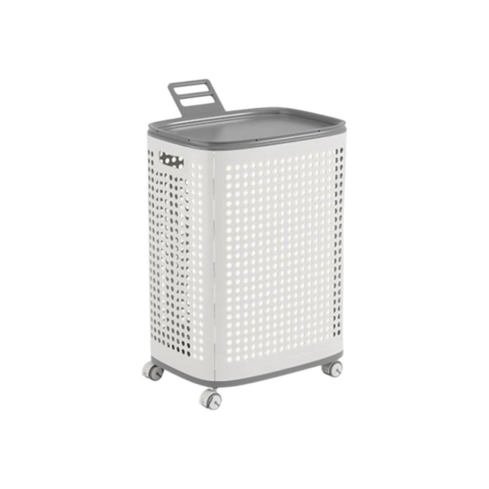 Plastic Folding Dirty Clothes Basket Large Capacity Dirty Clothes Bucket Laundry Room