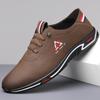 Новые мужские туфли из натуральной кожи, повседневная обувь, весна-осень, спортивная обувь на плоской подошве, удобные уличные кроссовки