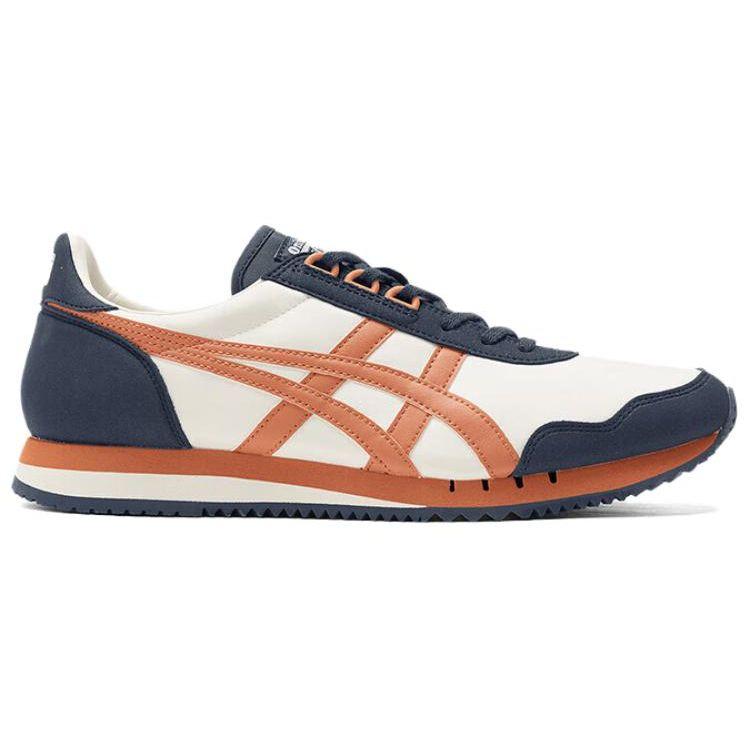ONITSUKA TIGER Dualio Mesh Synthetic Leather Casual Comfortable Shock Absorbing Durable Lightweight Low Top Lifestyle Shoes 1183B545-101
