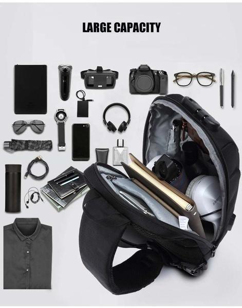 Модная многофункциональная сумка кроссбоди для мужчин, противокражная наплечная сумка-мессенджер, водонепроницаемая дорожная нагрудная сумка, мужская наплечная сумка