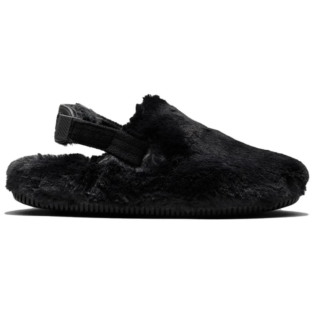 Nike Calm Mule SE Triple Black Fur Women Sneakers FZ3119-001