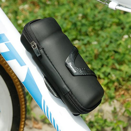 Bicycle Tool Bag Waterproof Multi-functional Black Sealed Zipper Bike Bottle Bag for Men