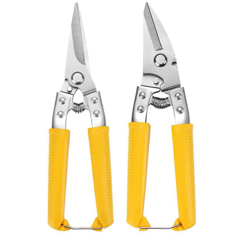 Industrial Tin Snips: Multifunctional Handcraft Scissors & Wire Cutter for Electricians, Metal, and Steel Wire.