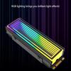 ARGB AURA Plug Sync Компьютерный SSD M2 Радиатор Алюминиевый ПК RGB M.2 Nvme Кулер Радиатор Твердотельный накопитель Радиатор Охладитель