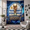 Uruguay Football Wall Tapestry Home Decor Wall Hanging Cloth for Bedroom Living Room Background