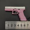 Полусплав 1:3 Glock пистолет модель металлический мини G17 игрушечный пистолет съемный DIY брелок подвеска украшения детская игрушка