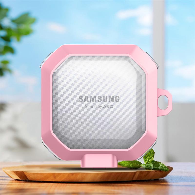 Защитный чехол Samsung BudsCore Buds2 Pro Прозрачный Углеродное волокно