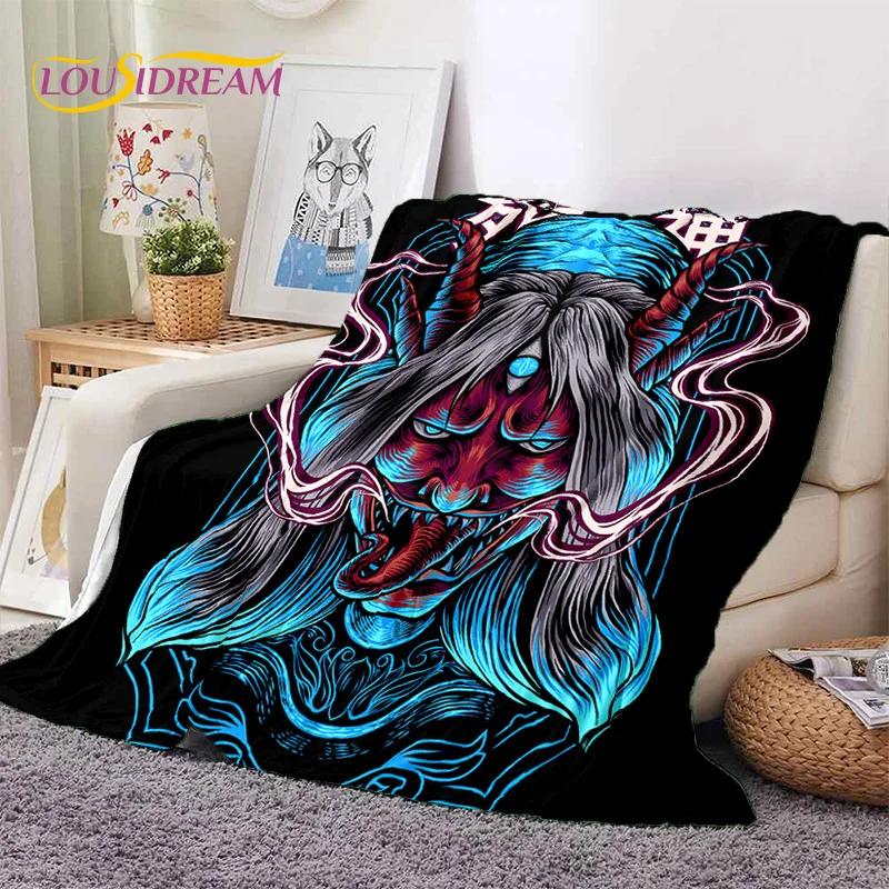 Gothic Horror Monsters Demon Skull Soft Flannel Blanket for Beds Bedroom Sofa Picnic,Throw Blanket for Cover Outdoor Leisure Nap