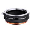 Concept Lens Mount Adapter IV Manual Focus Canon Mount Lens Micro Four Thirds Mount Attached Matte Finish Infinity Realization Direct [New Model] K&F