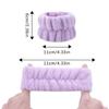 2Pcs One Pair Wrist Washing Belt Absorb Water Sports Sweat Wiping Bracelet Hairband Moisture Wrist Washband