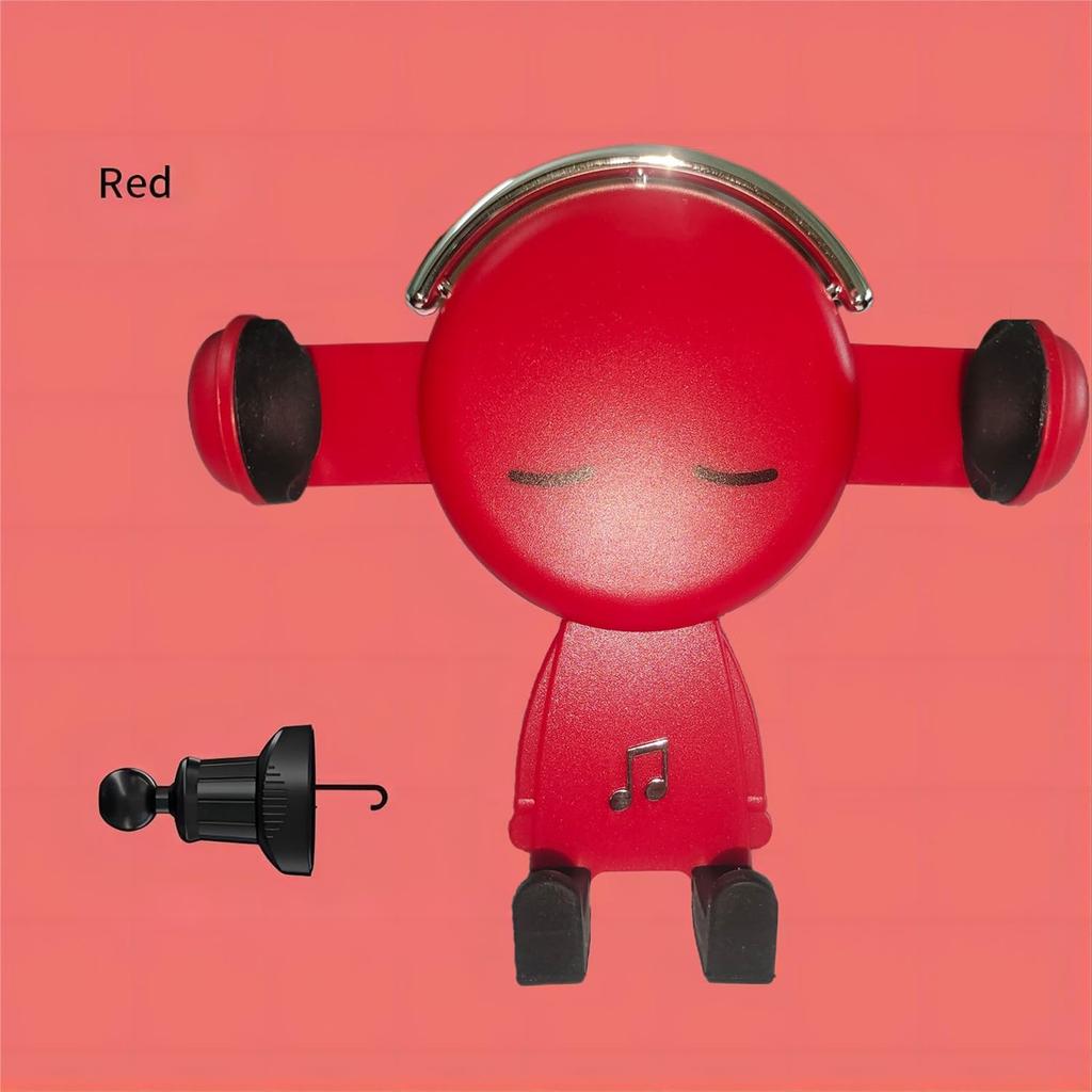 Крепление для телефона - Универсальное, милый мультяшный дизайн - Многофункциональное крепление на вентиляционное отверстие для навигации – Зажим-хвост с крючком