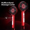 Electric Hair Regrowth Brush with Red Light Machine Acupoint Scalp Massage Anti-Hair Loss Hair Oil Applicator Combs Hairbrush