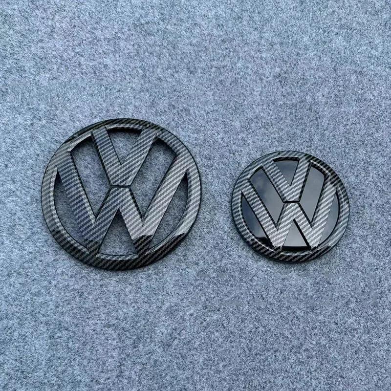 Горячий Комплект для Преобразования Передней Решетки и Логотипа Багажника Volkswagen Caravelle T6 2015-2021 из ABS Глянцевого Черного Цвета Замена Эмблем Авто Аксессуар