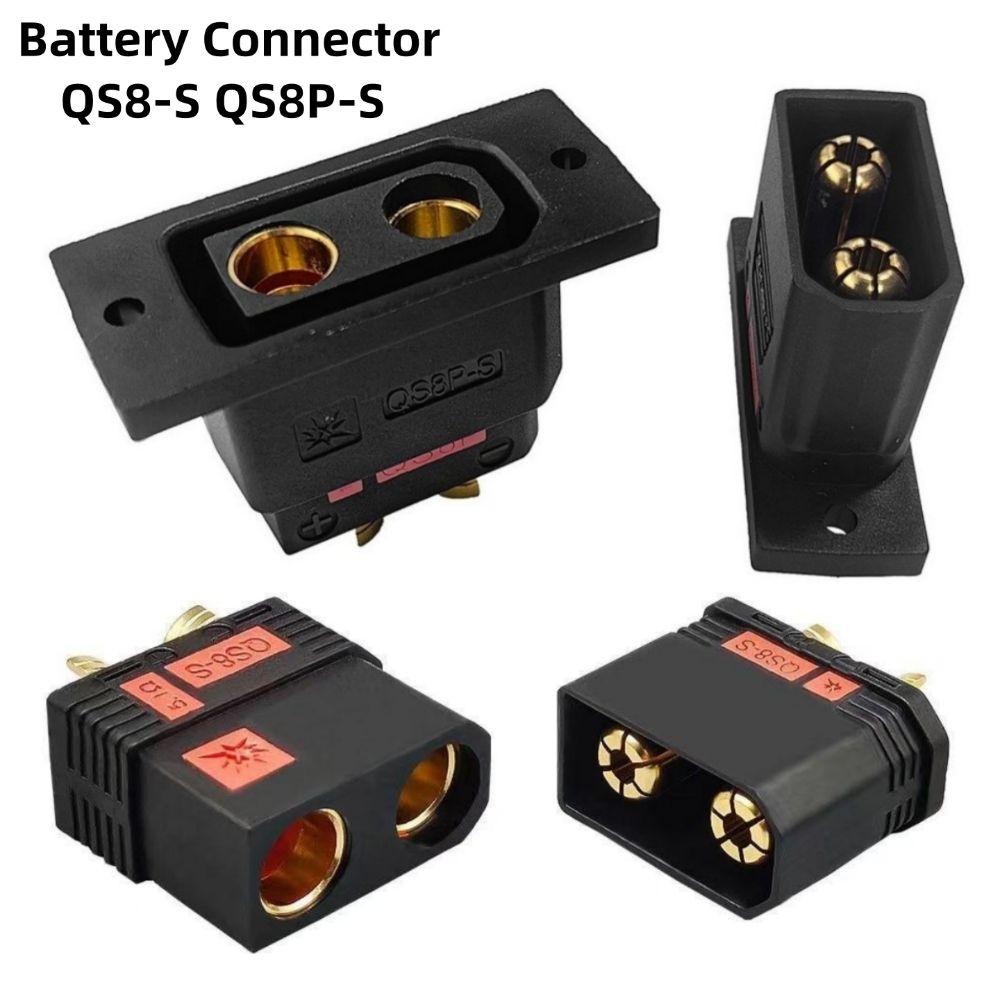 Gold Plated QS8-S Connector High Current RC Accessories New QS8P-S Battery Plug for RC Model Car