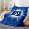 Hamburger Sv Print Flannel Blanket High Quality Warm Comfortable Cover for All Seasons Perfect for Gifts Home Decor
