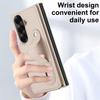 Совместимый чехол-кроссбоди для Samsung Z Fold7: Подходит для Fold6/5/4, с ремешком на запястье и держателем для карт.
