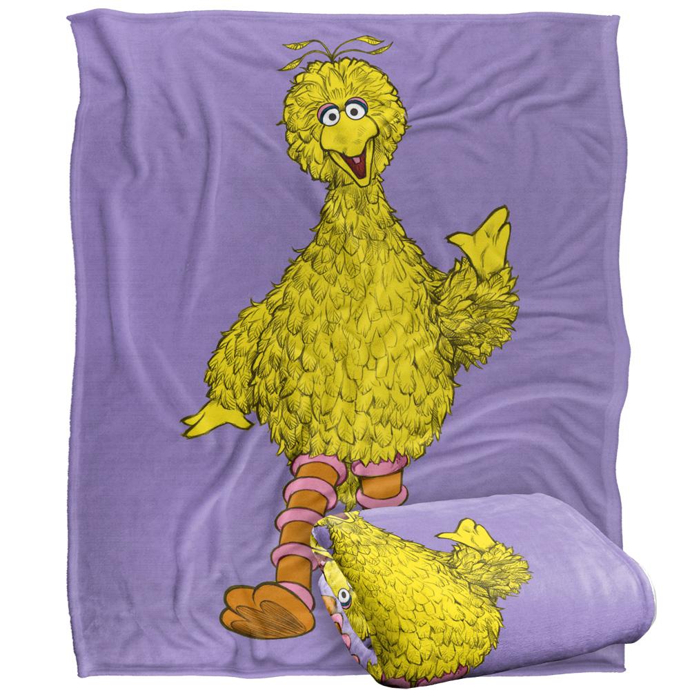 Sesame Street Плед с рисунком Большой Птицы