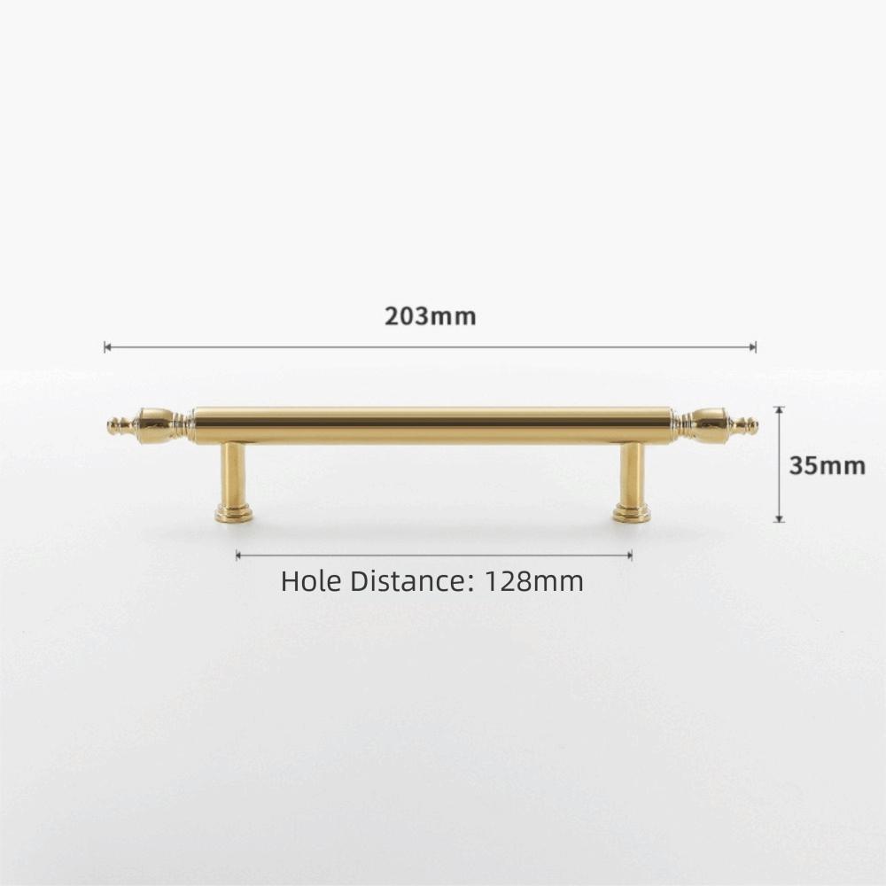 Beautiful Brass Cabinet Handle Light Luxury Long Handle New Drawer Pulls  Shoe Cabinet