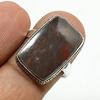 Iron Tiger's Eye Gemstone Ring Handmade Anniversary Gift Jewelry 6.25" L2h92