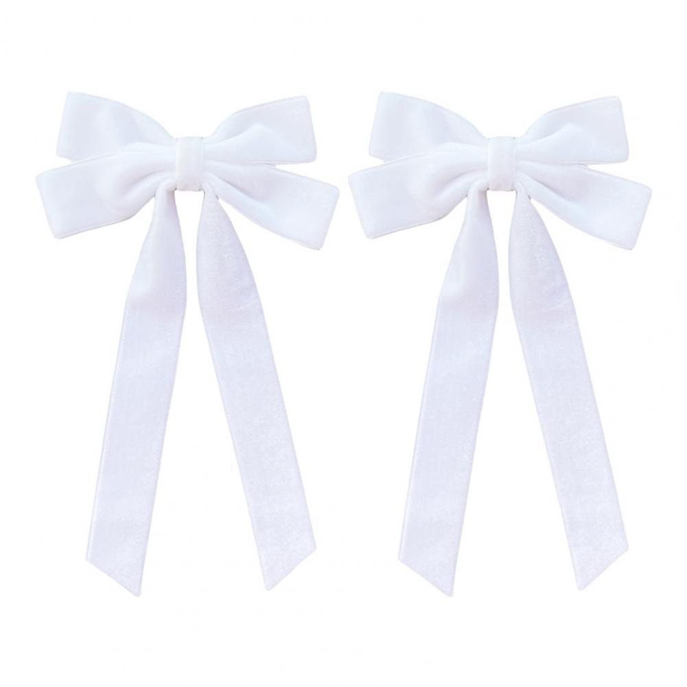 Party Accessories Christmas Ornament Elegant Velvet Christmas Bows for Tree Chairs Festive Holiday Decorations for Home Party