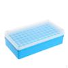 Laboratory 72 Sockets 1.5ml/2ml Blue Centrifuge Tube Stand Holder Box
