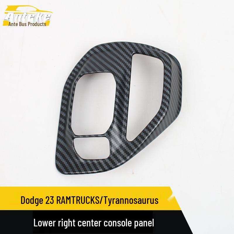 Fits 2023 Dodge RAM Trucks: T-Rex Console Gear Shift Decorative Panel