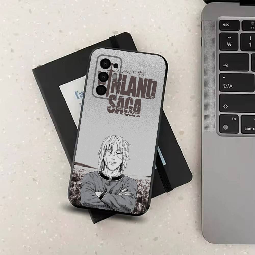 Comics V-VINLAND S-SAGA Phone Case For Samsung Galaxy A73,91,80,72,51,53,52,71,22,5G,Note,J7,8,9 Soft Black Cover