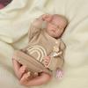 43 см Levi Lifelike Reborn Baby Doll, ручная работа, 3D-раскрашенная кожа, все тело, силиконовая виниловая кукла-мальчик, мягкое тканевое тело, рождественский подарок