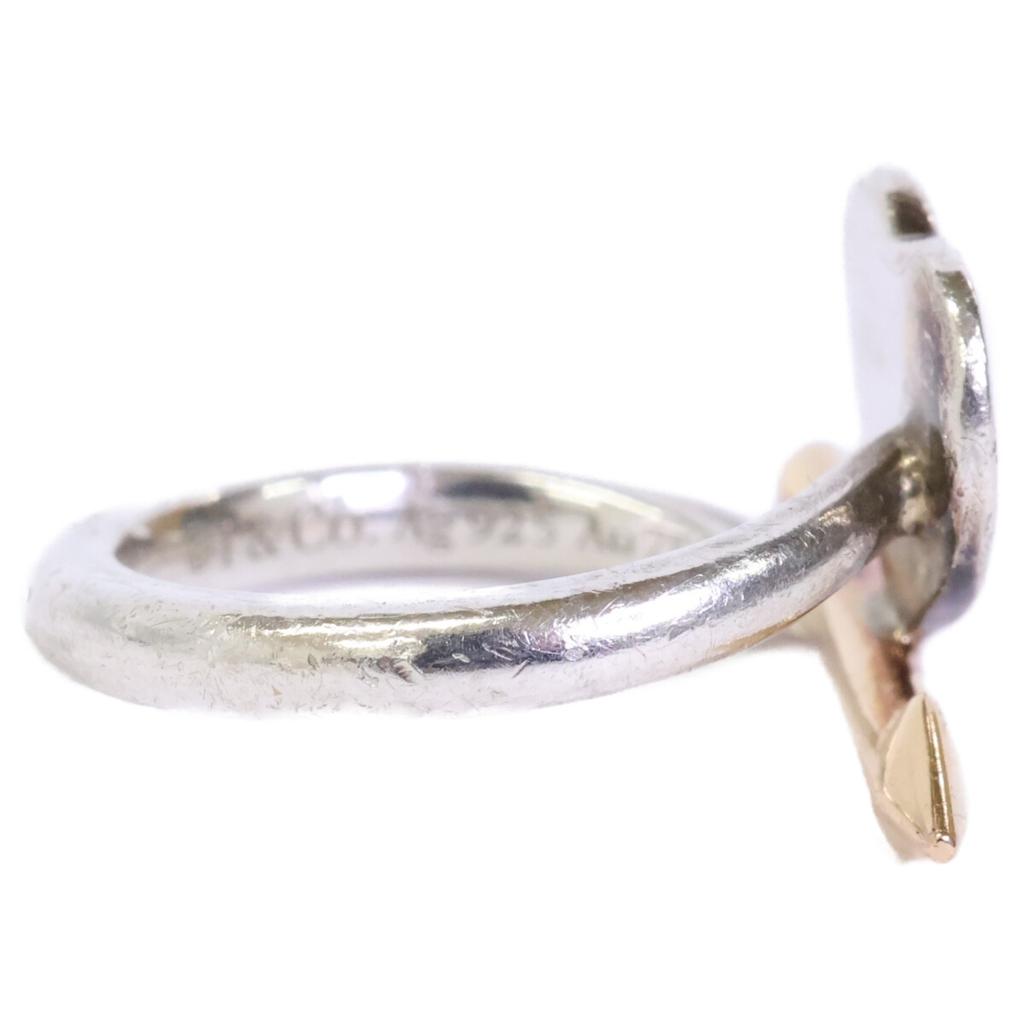 TIFFANY&Co. 70878577 Ag925 Au750 Return to TIFFANY & Co. Lovestruck Heart Tag Ring ring Silver & Rose GoldUsed