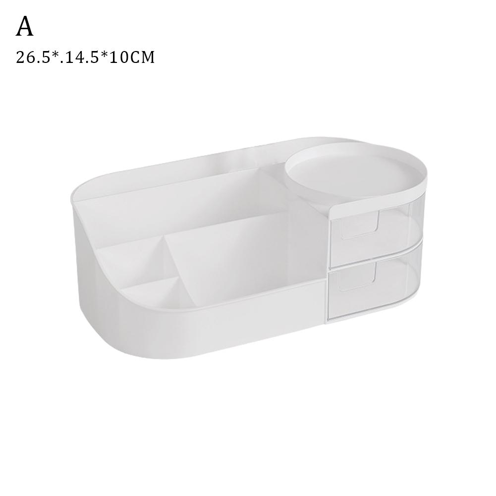 Большая вместительная коробка для хранения косметики, органайзер для косметики, ювелирных изделий, лака для ногтей, контейнера для косметики, настольного хранения всякой всячины