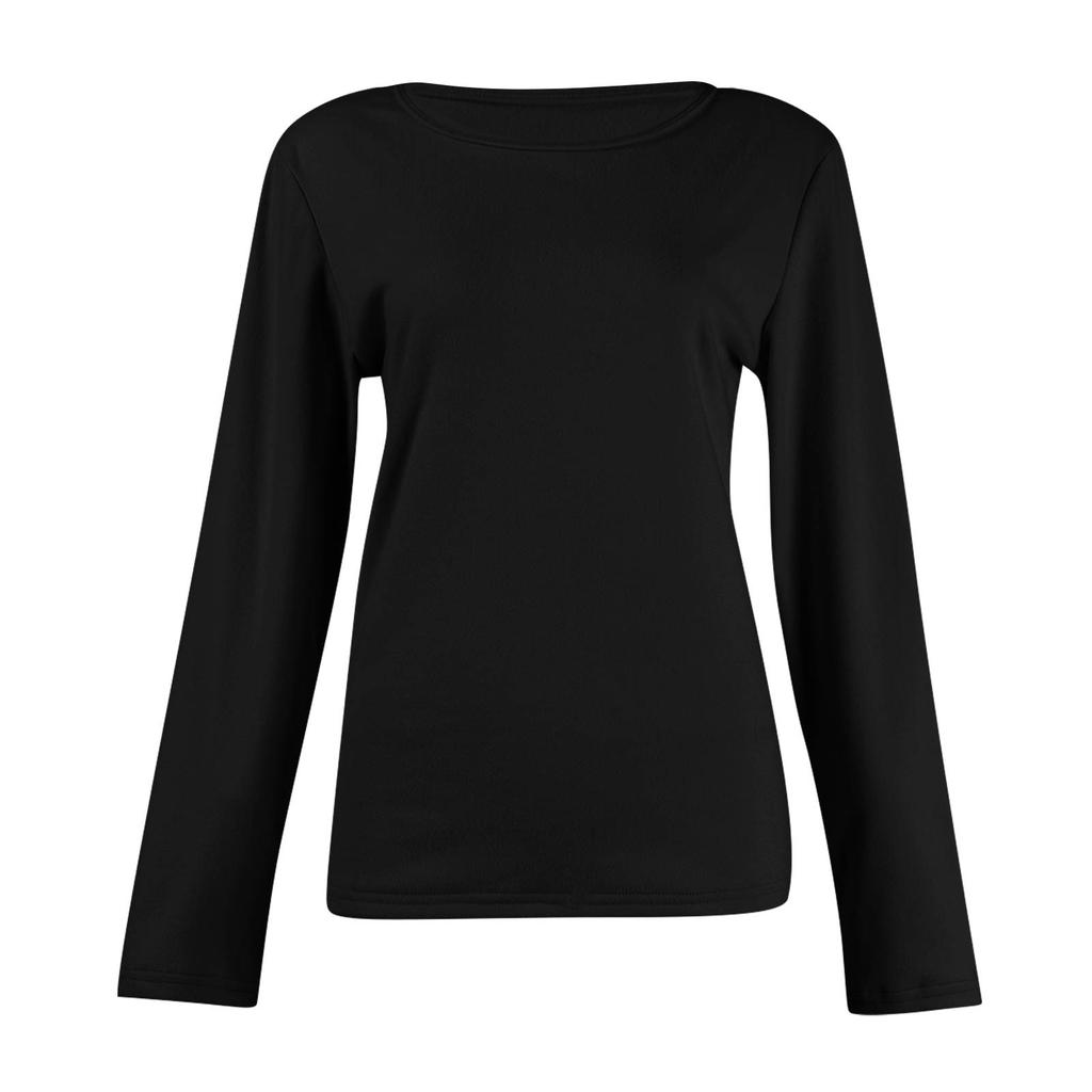 Женская приталенная футболка Модная повседневная однотонная с V-образным вырезом пуловер с длинным рукавом топ
