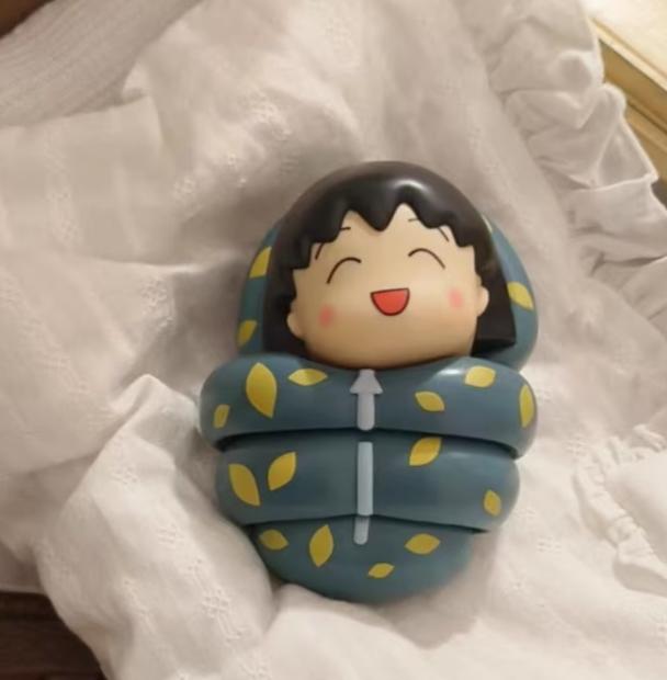 Вишневая Маруко Игривая Ежедневная Серия Заводная Кукла Подвижная Ручная Работа Милая Аниме Фигурка Настольное Украшение Игрушки Подарок на День Рождения