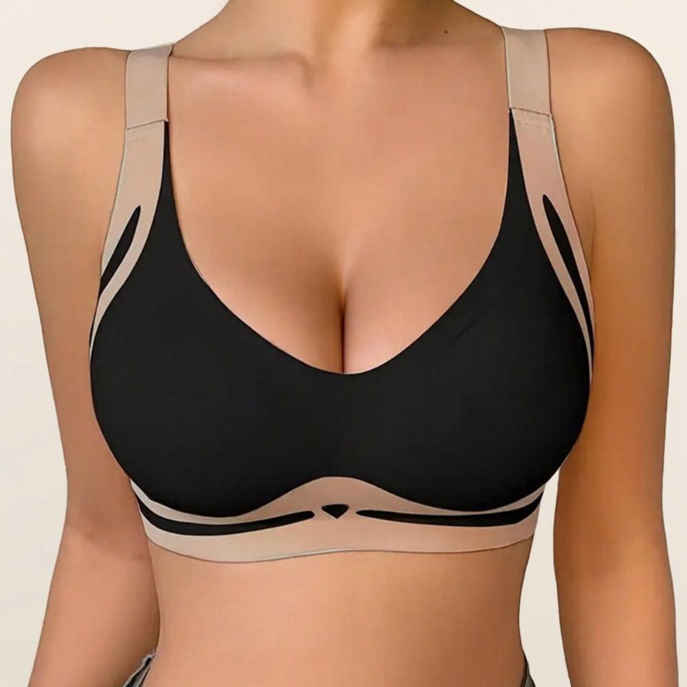 L-4XL PLUS Women's Push Up Bra Seamless Wireless Bra Large Size Underwear
