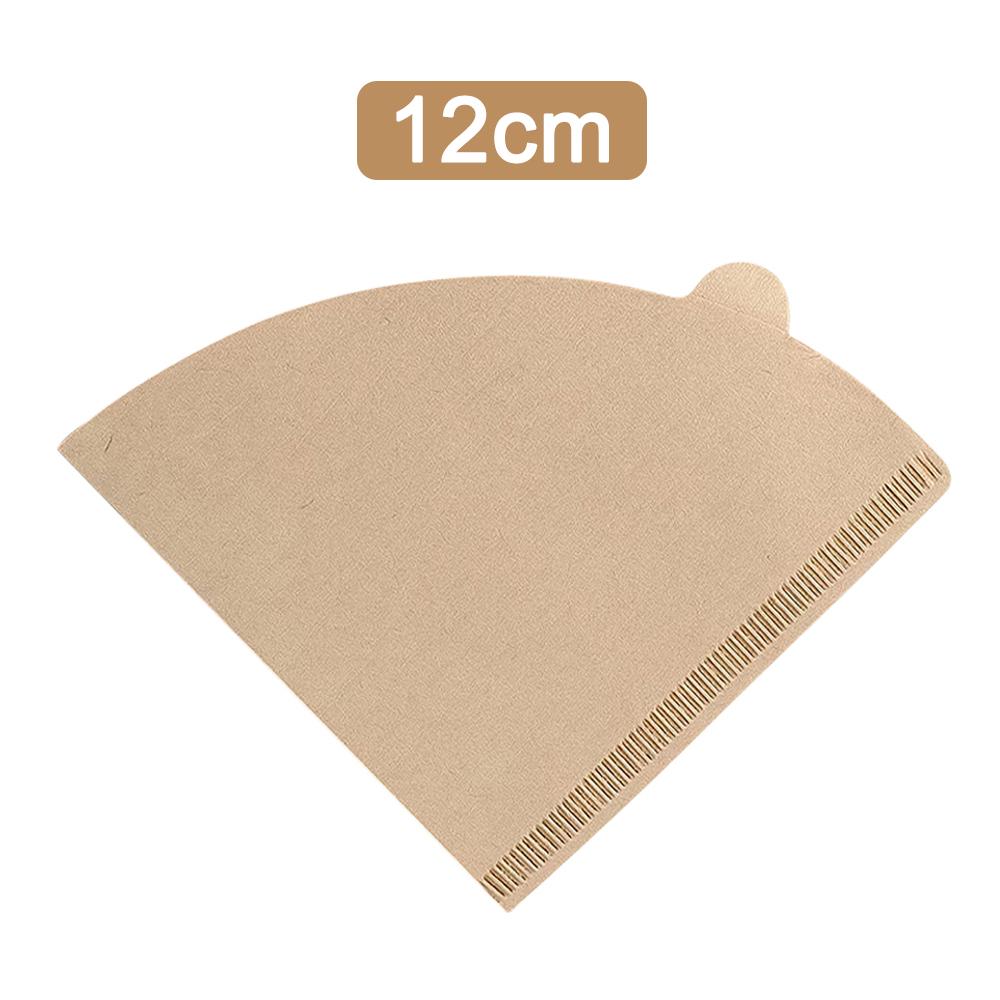 Фильтровальная бумага для кофейника, ручная капельная чашка, 100 шт., американская кофемашина, фильтр-вентилятор, натуральный коричневый V02, кофейная фильтровальная бумага
