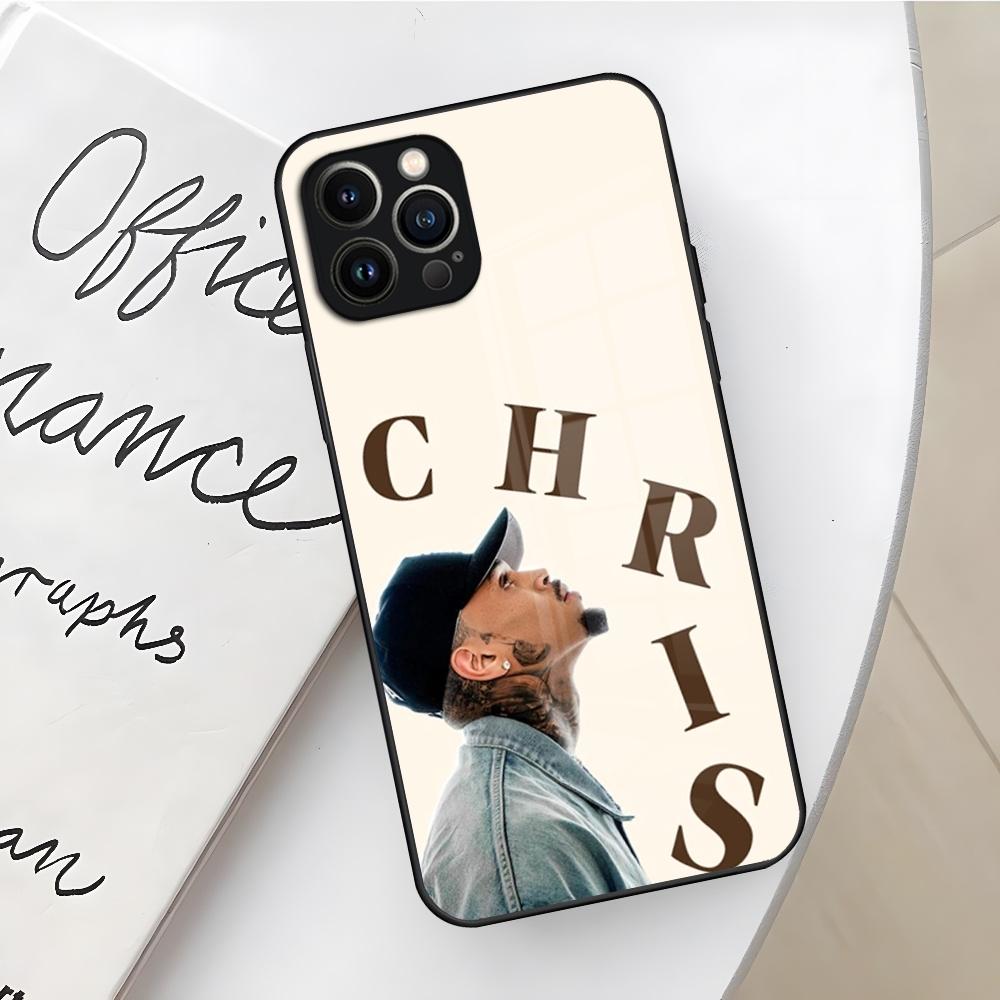 Чехол для телефона Chris Brown 11 11 Певец для Iphone 17 16 Air 15 14 12 11 13 Pro Max Mini X Xr Xs Se Puls стеклянный Чехол
