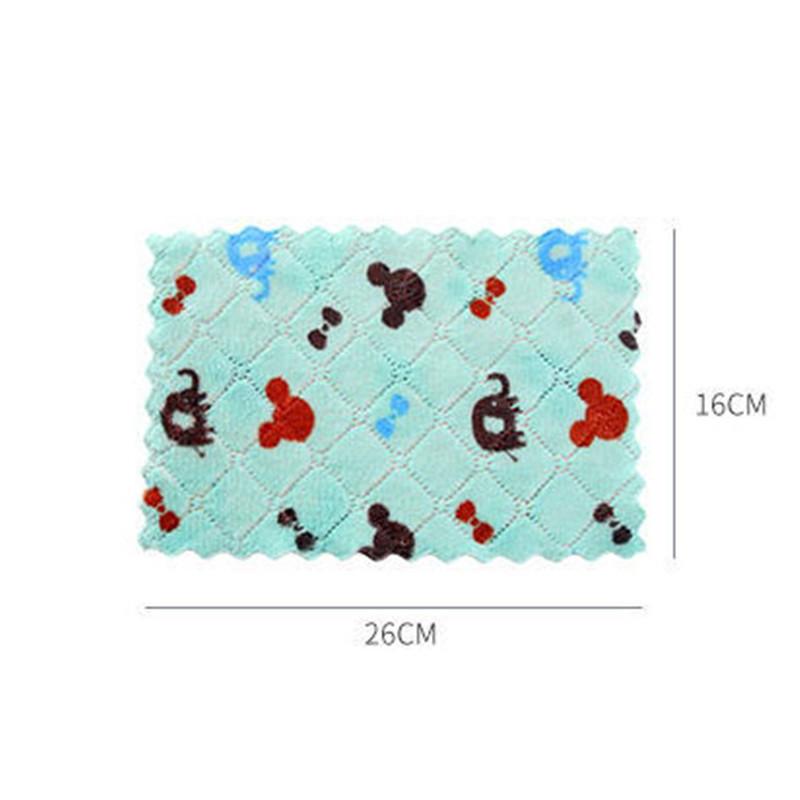 1/5/10 шт. жиронепроницаемая кухонная двухсторонняя ткань для чистки, супер впитывающая бытовая губка для мытья посуды, тряпки для кухонных чистящих полотенец