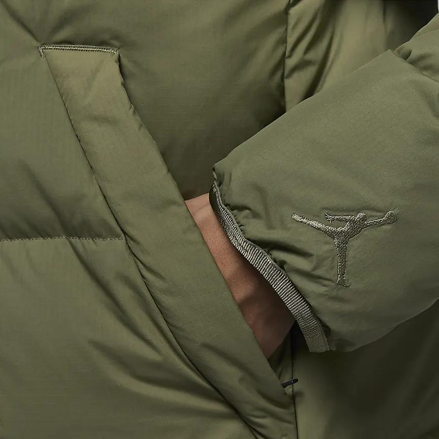 Jordan Down Jacket Men's Medium Olive Green