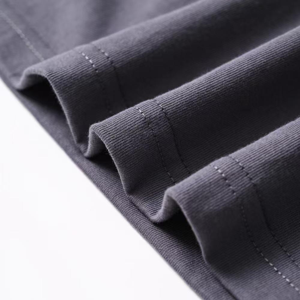 Повседневная хлопковая футболка Alo Summer со 3D серебряным логотипом, средней длины