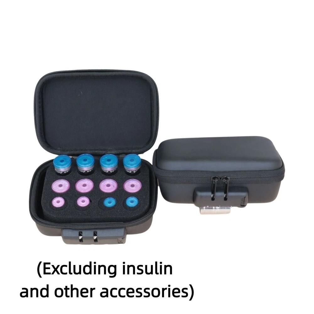 Waterproof Insulin Vial Protector Multiple Slots Essential Oils Carrying Box Travel Use