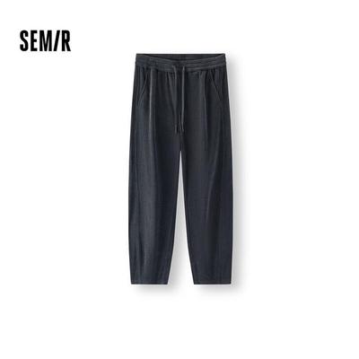 Мужские вельветовые брюки прямого кроя на кулиске Semir