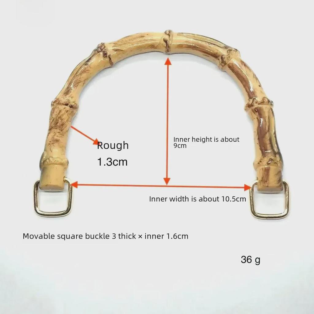 «Подарочная коробка ручной работы из дерева и бамбука с круглой D-образной ручкой»