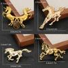 1Pc Zinc Alloy Fresh Metal Brooch Gift Cloth Decoration Exquisite Horse Brooch